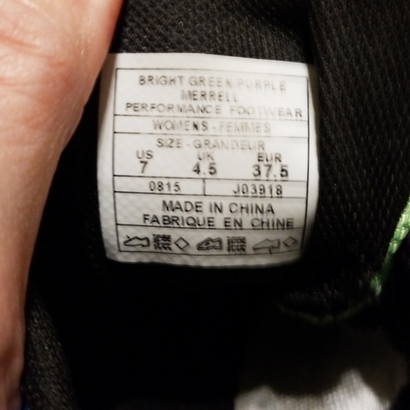 Women's Merrell cross-fit shoes, sz 7 - Picture 3 of 4